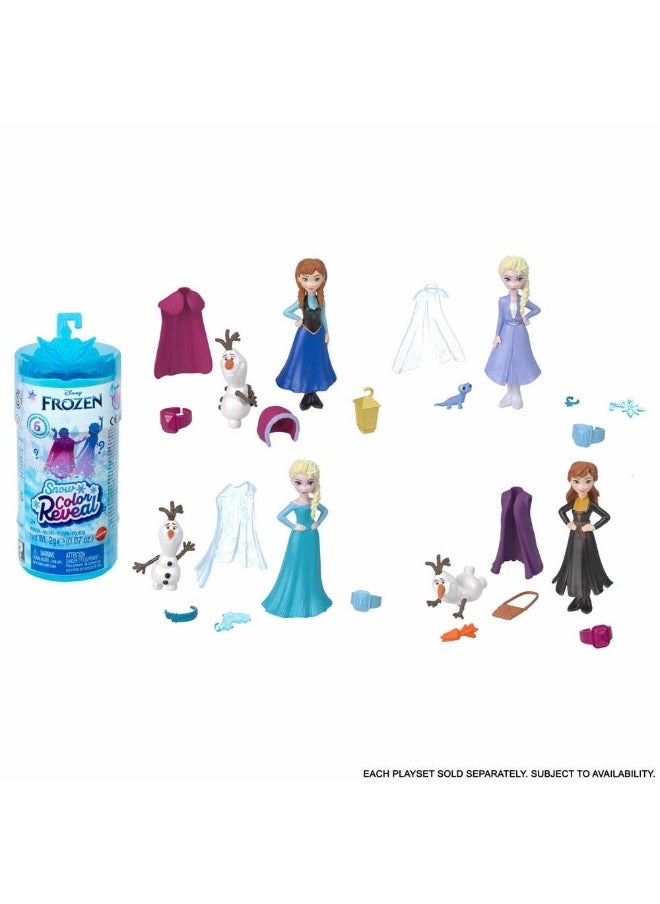 Princess Frozen Snow Color Reveal Doll With 6 Surprises