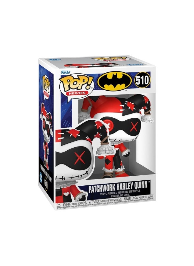 Funko POP! Heroes DC Batman Patchwork Harley Quinn Vinyl Figure (10.41 cm)