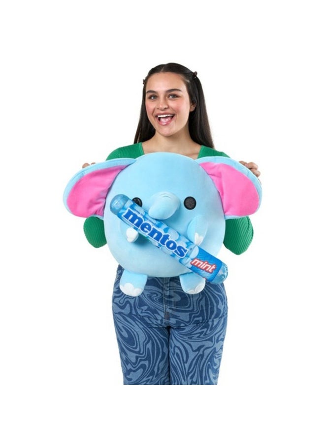 Snackles Elephant Holding Mentos Plush Toy (35 cm)