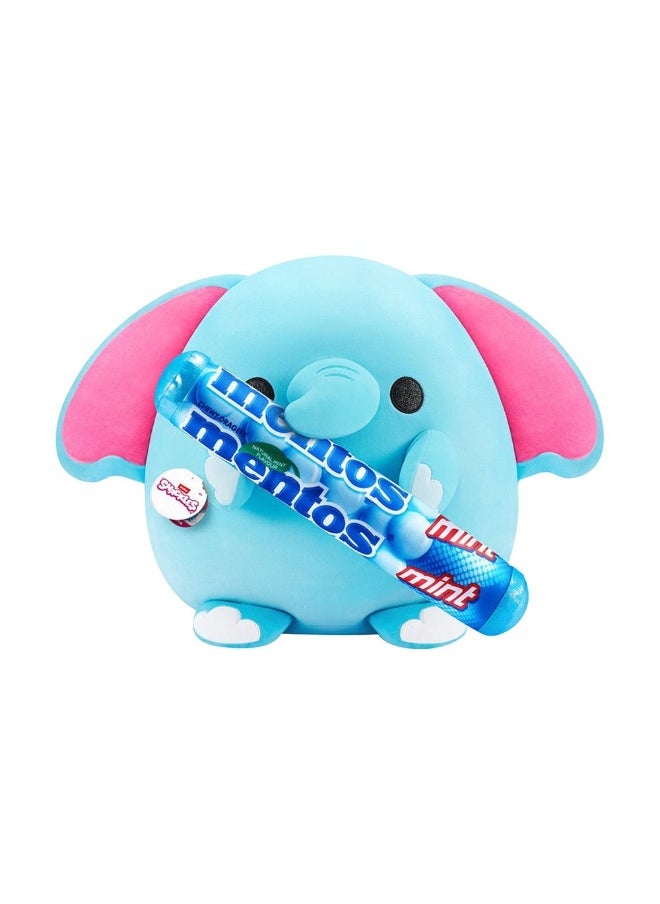 Snackles Elephant Holding Mentos Plush Toy (35 cm)