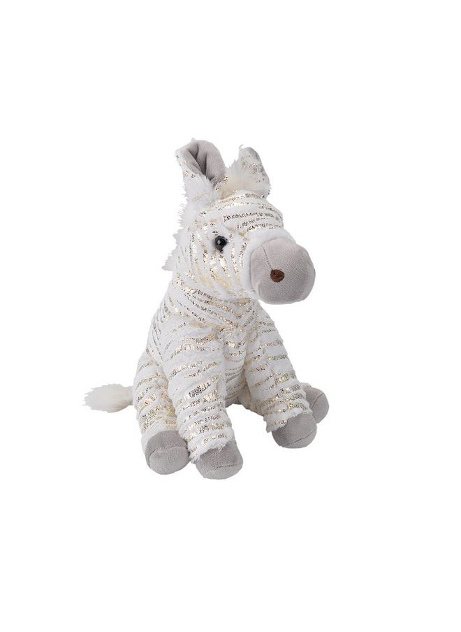 WILD REPUBLIC Foilkins, Zebra, Stuffed Animal, 12 inches, Gift for Kids, Plush Toy, Fill is Spun Recycled Water Bottles