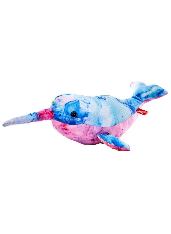 WILD REPUBLIC Mysteries of Atlantis, Narwhal, Stuffed Toy, 8 Inches, Gift for Kids, Plush Toy, Doll, Fill is Spun Recycled Water Bottles