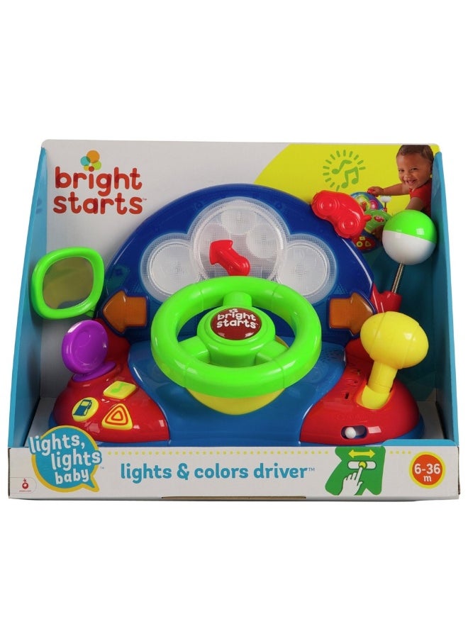 Bright Starts Lights & Colors Driver Toy