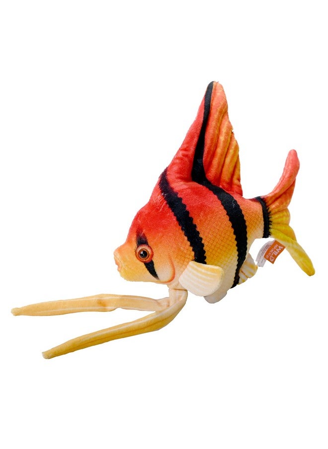 WILD REPUBLIC Coral Reefs, Angelfish, Stuffed Animal, 6 Inches, Gift for Kids, Plush Toy, Fill is Spun Recycled Water Bottles