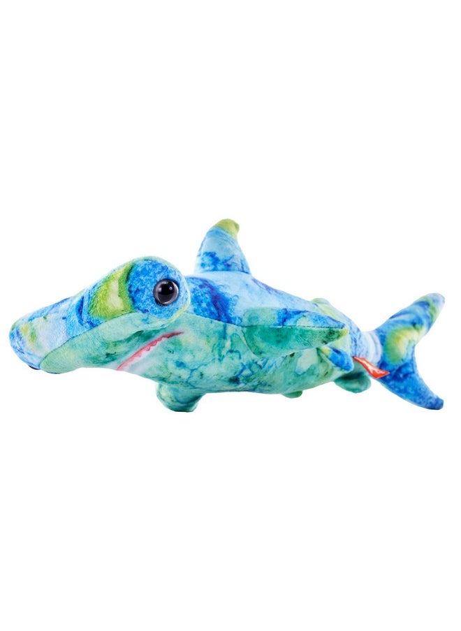 WILD REPUBLIC Mysteries of Atlantis, Hammerhead, Stuffed Toy, 8 inches, Gift for Kids, Plush Toy, Doll, Fill is Spun Recycled Water Bottles