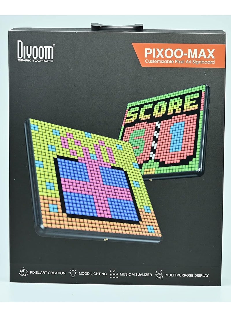 Divoom Pixoo Max 32x32 Pixel LED Display – Smart Wall Sign for Art, Alerts & Visual Decor