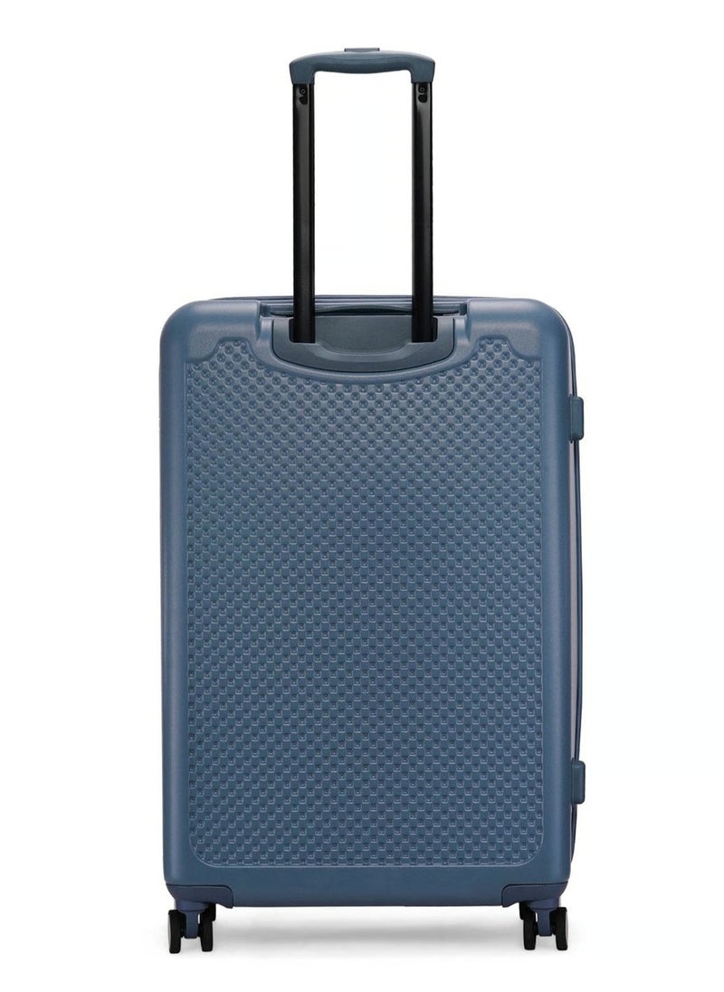 V2 CHECK IN Hardside Spinner Luggage On Wheels, Ultra Lightweight ABS, 4 Double Wheels Color BLUE