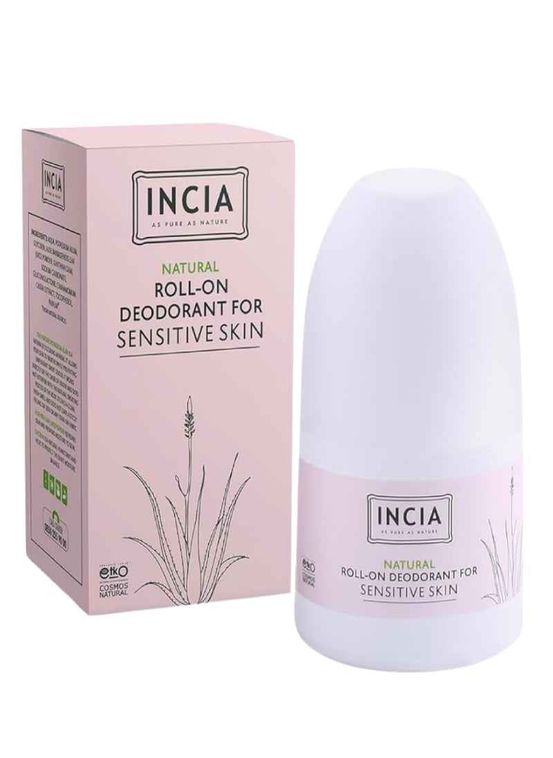 INCIA NATURAL ROLL-ON DEO SENSITIVE 50ML