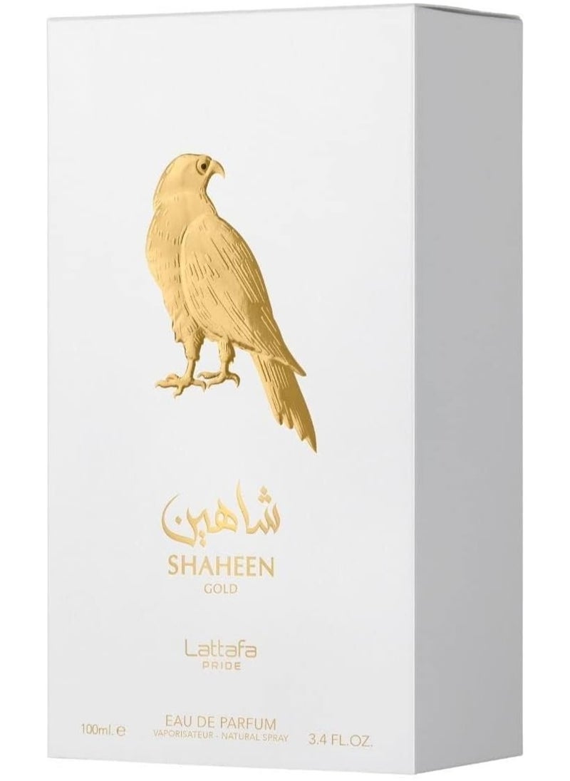 Lattafa Shaheen Gold for Men - 3.4 oz EDP Spray