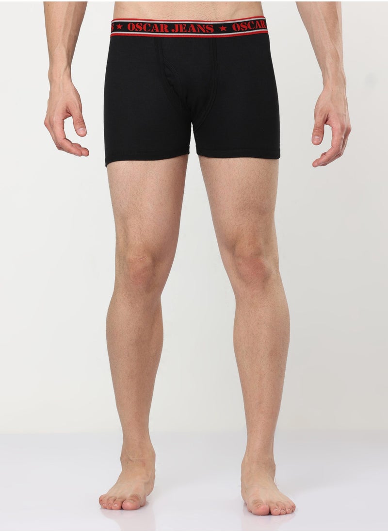 Double-Knit 100% Cotton Mens Boxer Briefs Underwear  Organic Ultrasoft Breathable Antibacterial 6 Pack