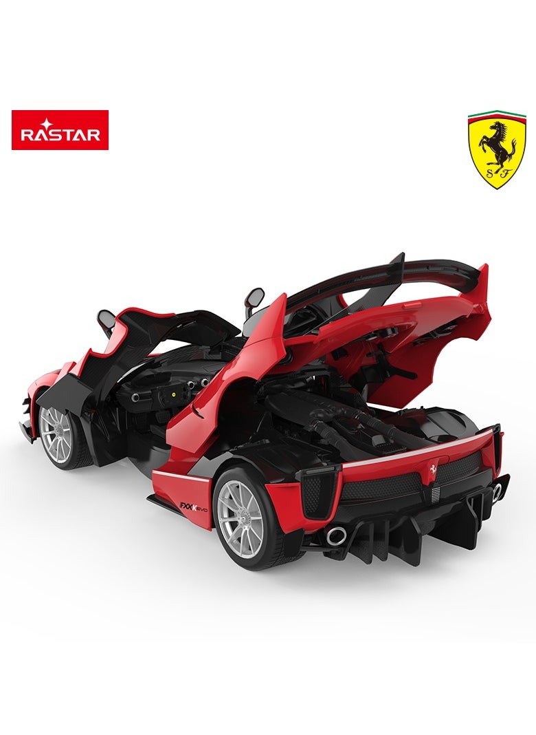 RC Car Kits to Build, 1/18 Ferrari FXX-K EVO Supercar Assembly Building Kit with Remote Controller, 92PCs, STEM Kits for Kids and Adult, Ages 8+