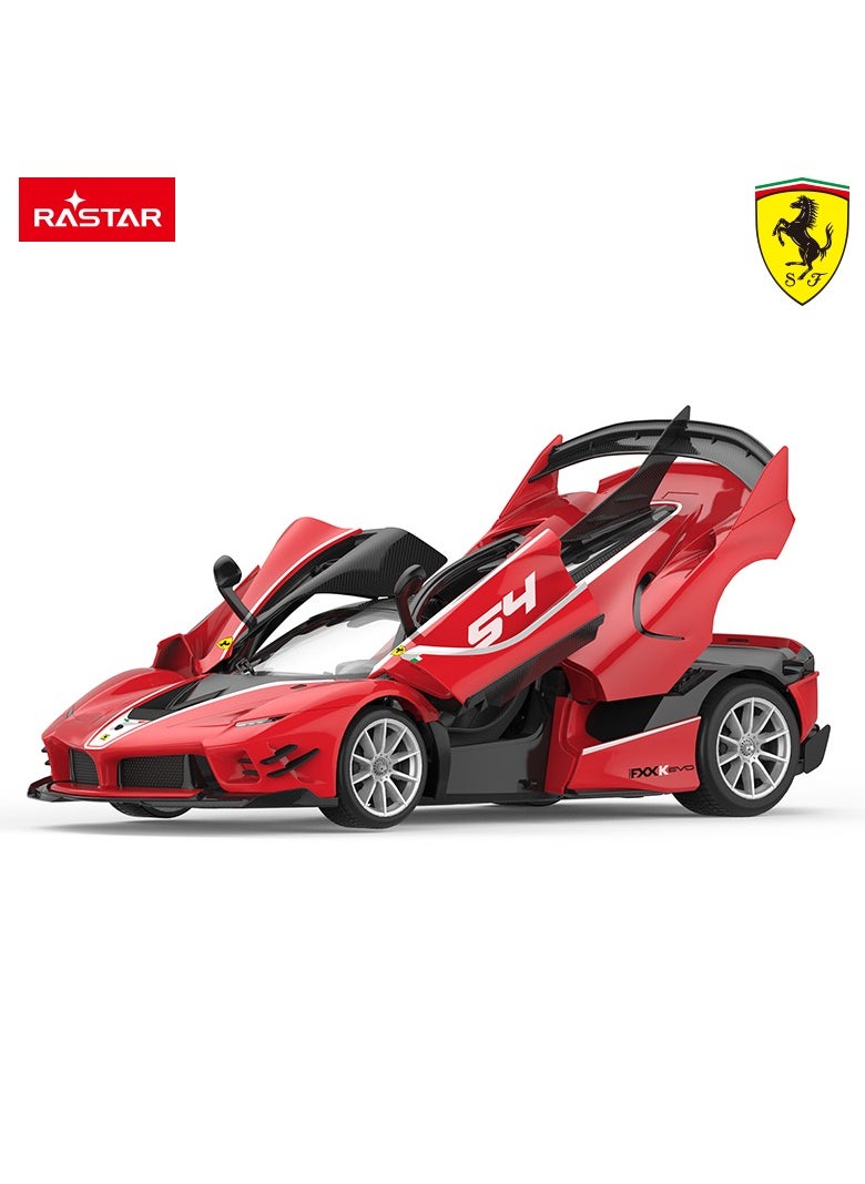 RC Car Kits to Build, 1/18 Ferrari FXX-K EVO Supercar Assembly Building Kit with Remote Controller, 92PCs, STEM Kits for Kids and Adult, Ages 8+