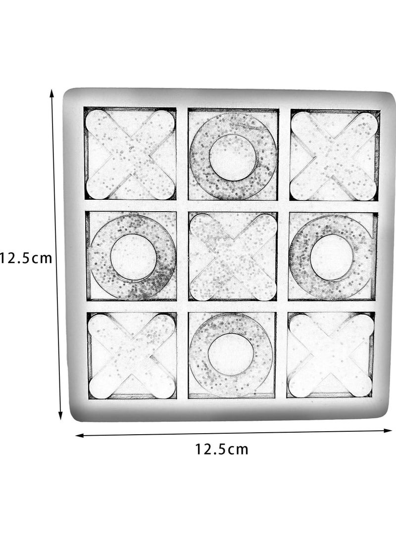Wood Tic TAC Toe Game Set XO Table Toy Noughts and Crosses XO Chess Board Game