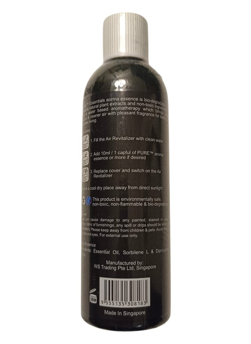 Rose Aroma Essence Oil-250ml | For use in Water Air Purifier / Revitalizer | Scent Intensity: Moderate to Strong | Produces foam to effectively trap dust and air pollutants | Removes odour & smoke | Contains natural plant extracts | 100% alcohol free |