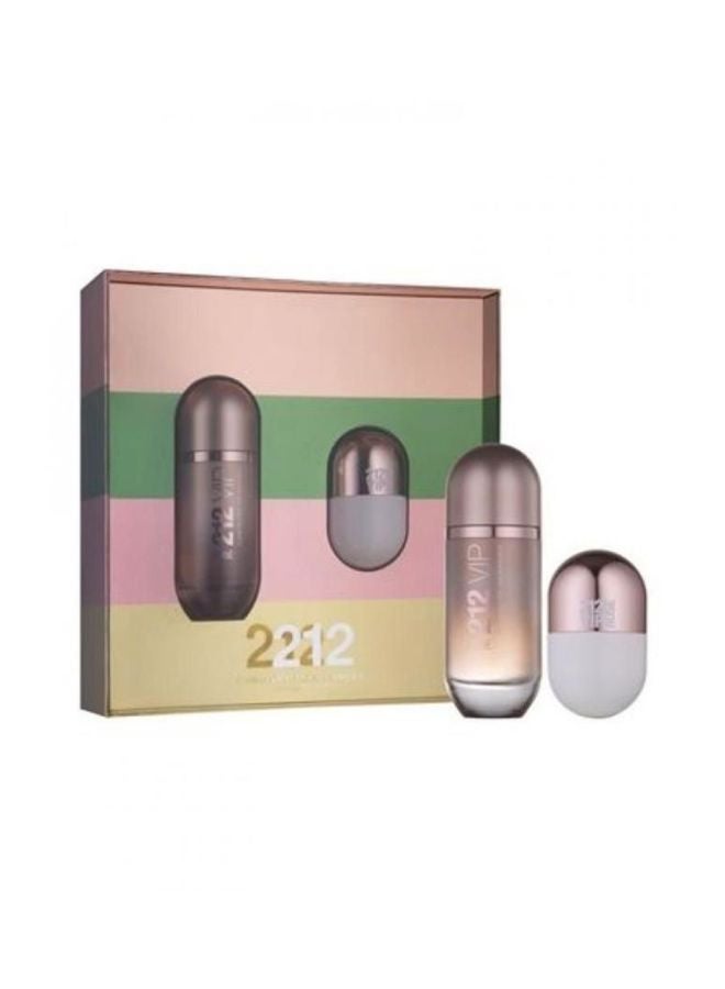 212 VIP Rose Gift Set (EDP 80 ml and EDP 20 ml) 100, 80ml