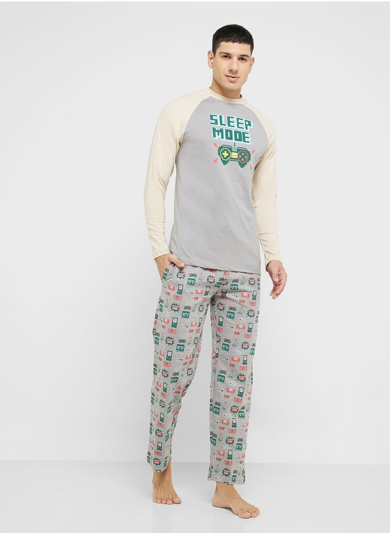 Nightwear T-Shirt & Pants Sets