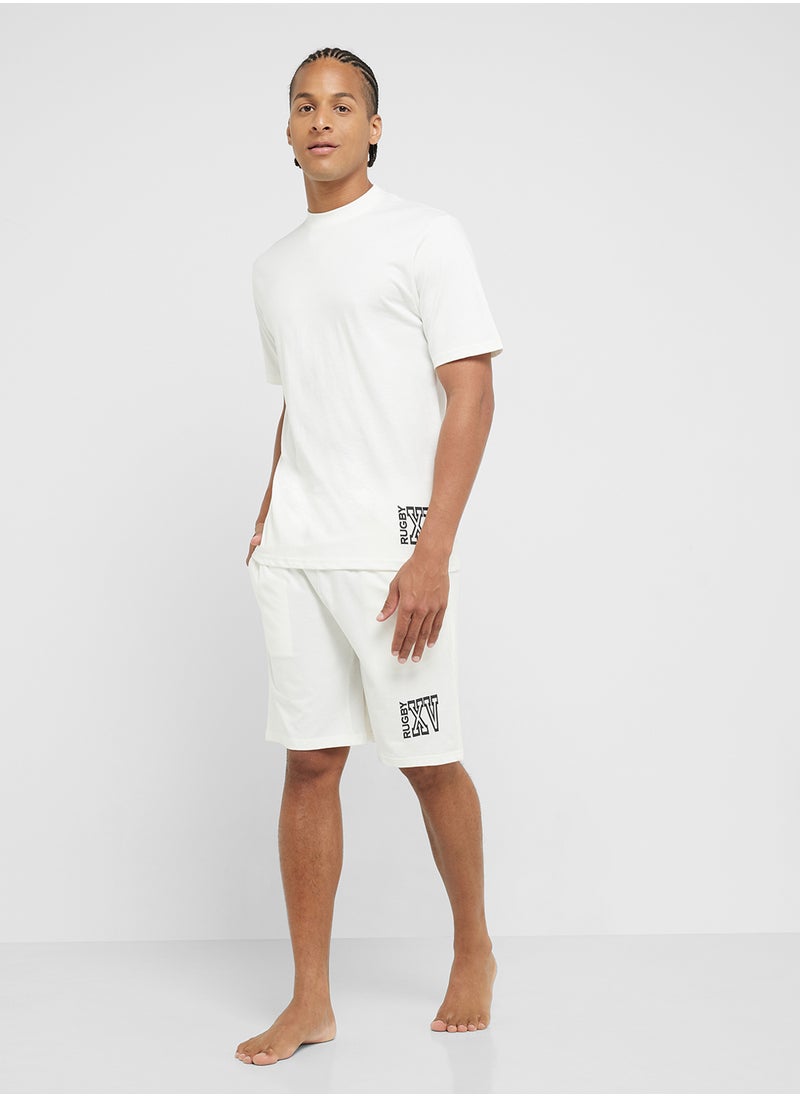 Nightwear T-Shirt & Shorts Sets