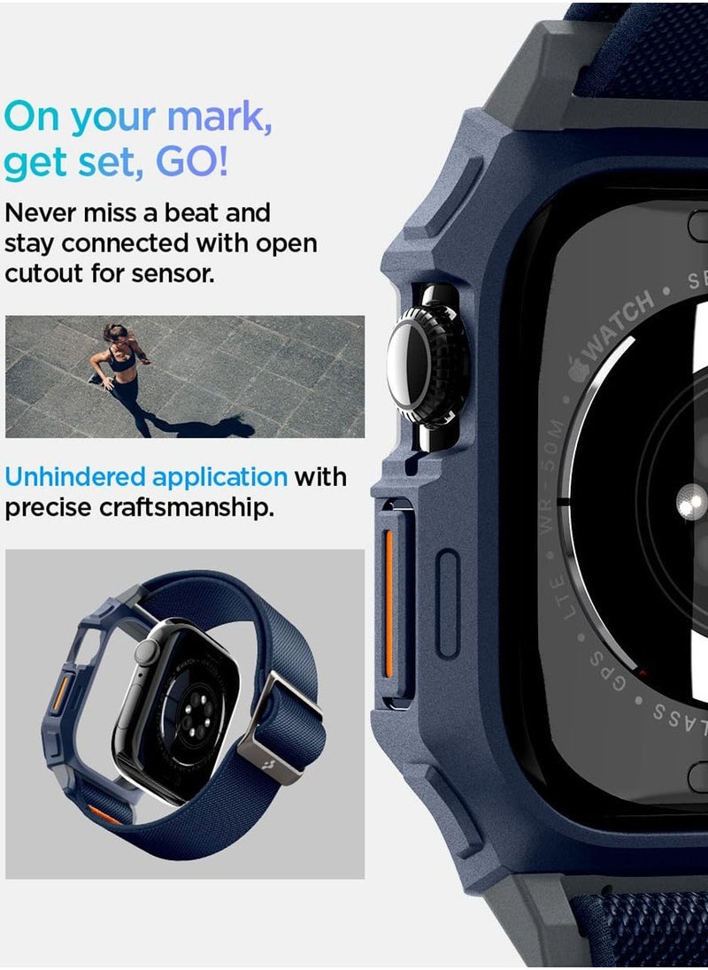 Lite Fit Pro for Apple Watch Series 10 (46mm) Case with Band - Navy Blue