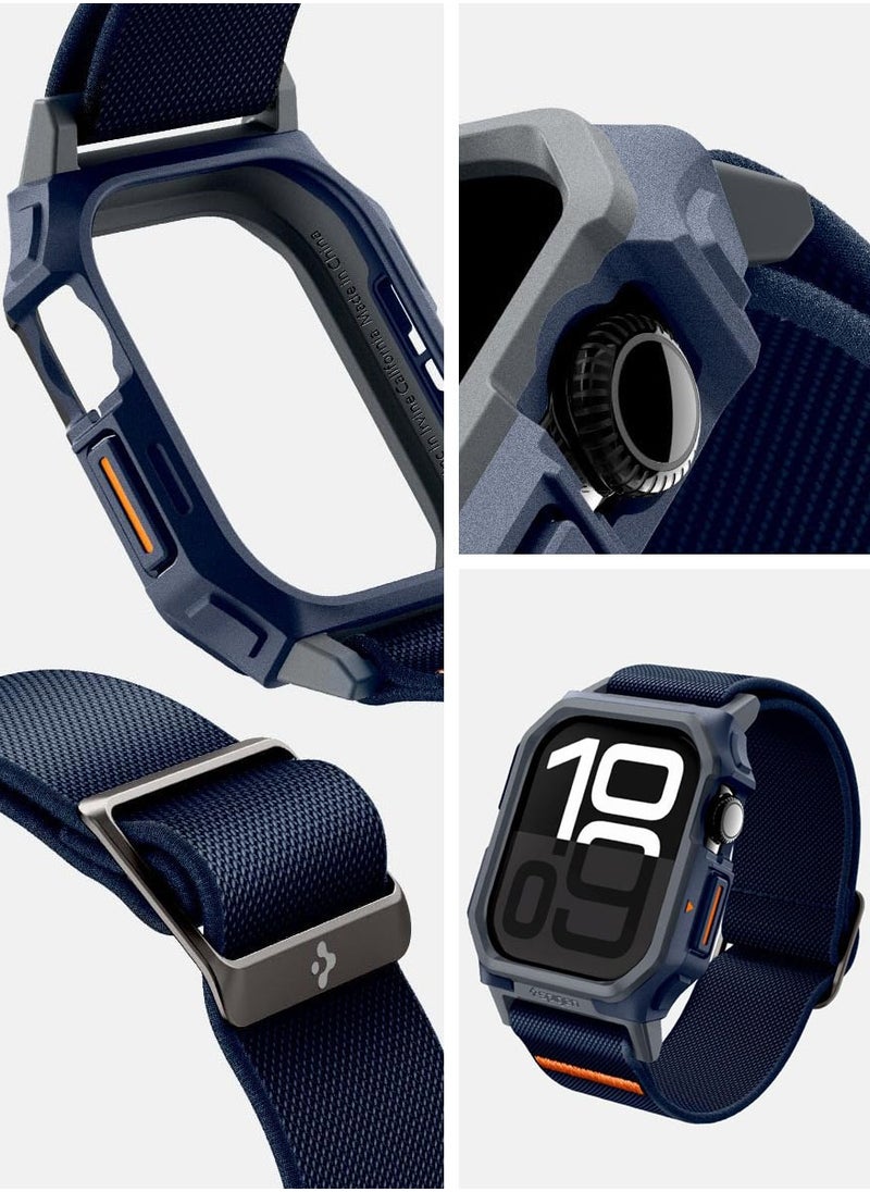 Lite Fit Pro for Apple Watch Series 10 (46mm) Case with Band - Navy Blue