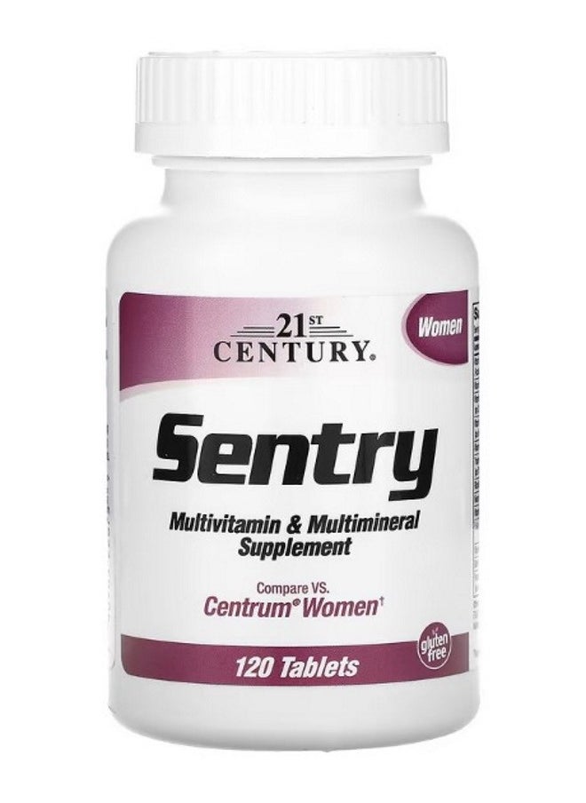 Sentry Women Multivitamin  Multimineral Supplement 120 Tablets