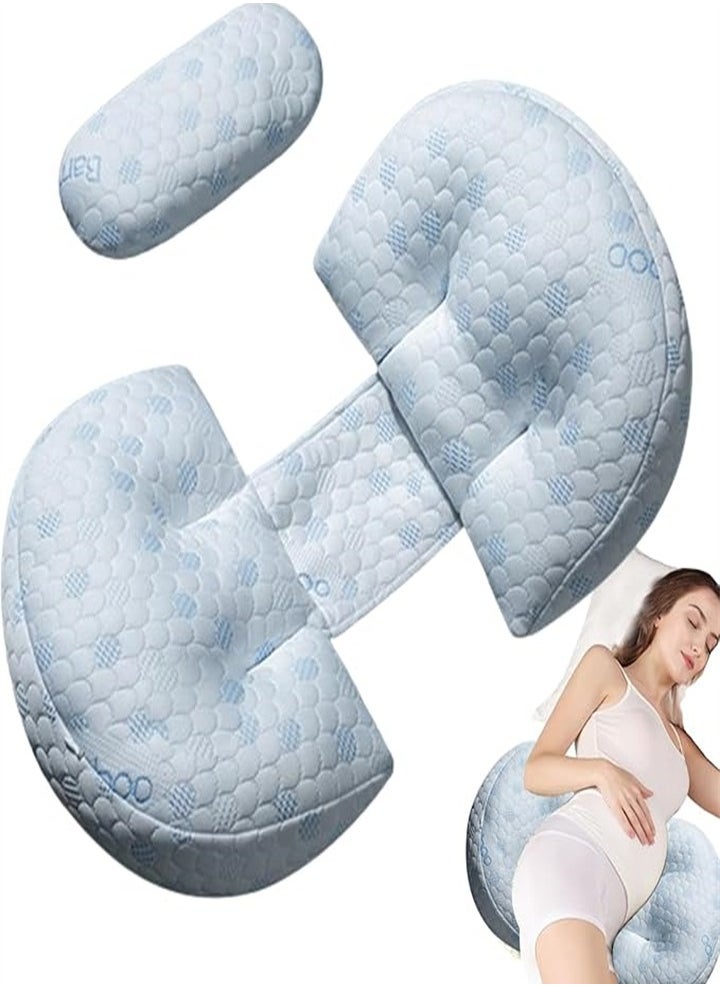 New ergonomic sleeping pregnancy pillow, protective U-shaped lumbar pillow pregnancy accessories, comfortable and easy to use