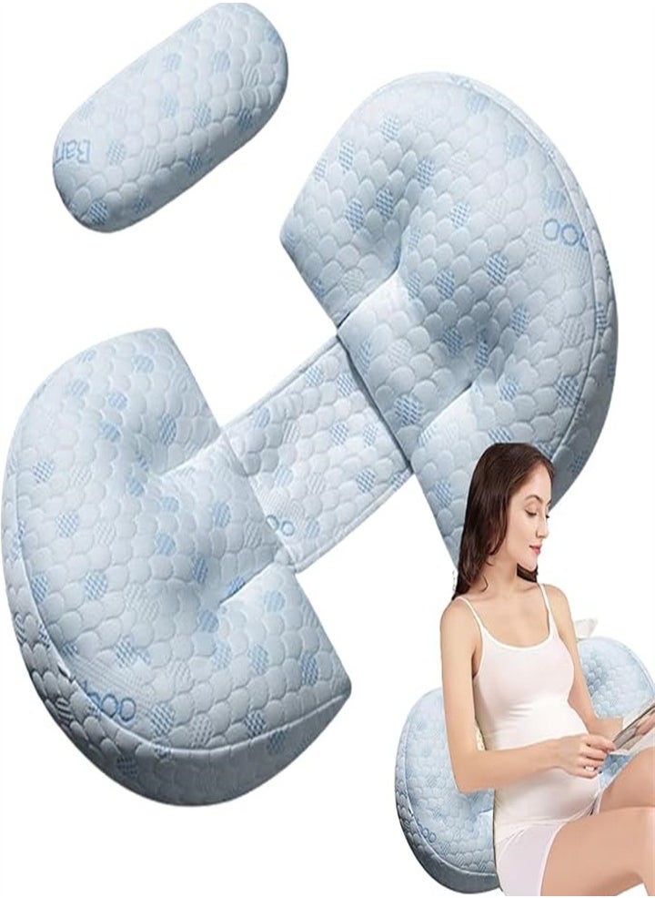 New ergonomic sleeping pregnancy pillow, protective U-shaped lumbar pillow pregnancy accessories, comfortable and easy to use