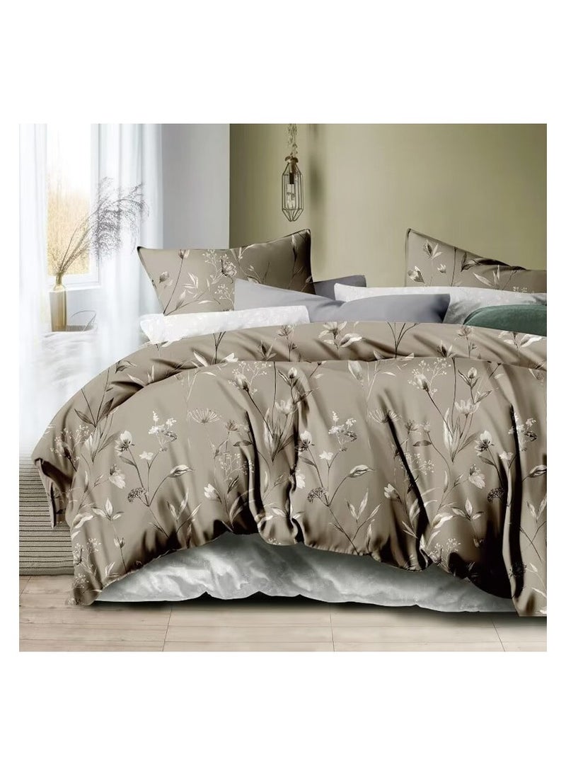 Whimsical Grove Bed Sheet Set - Without Filling - 6 Pcs - 4 Pillow Covers - 1 Bedsheet - 1 Duvet Cover         King Size:  Duvet Cover: 220*240cm Fitted Sheet: 200*200cm+30cm Pillow Cases: 50*75cm