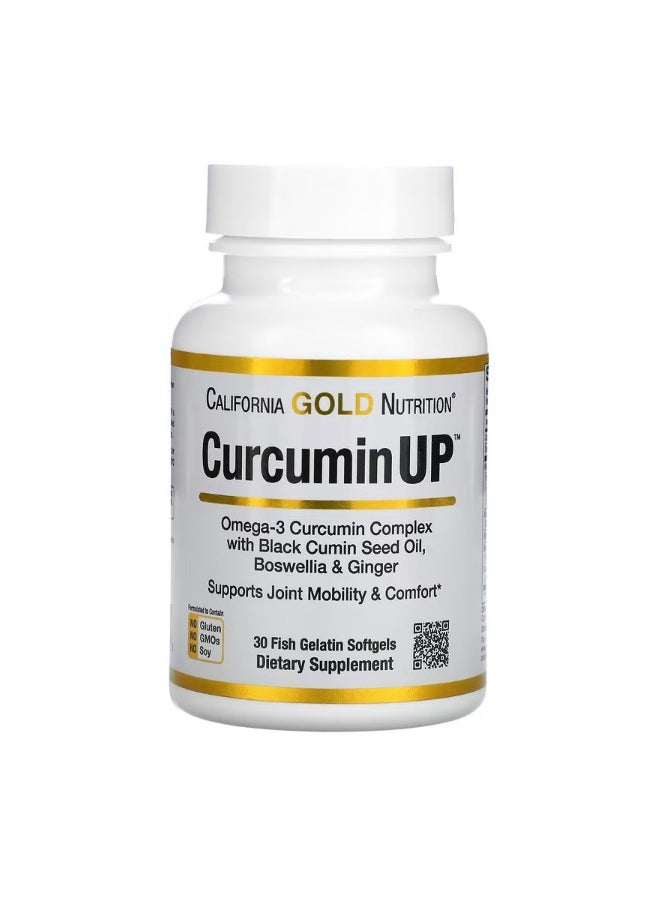 CurcuminUP 30 Fish Gelatin Softgels