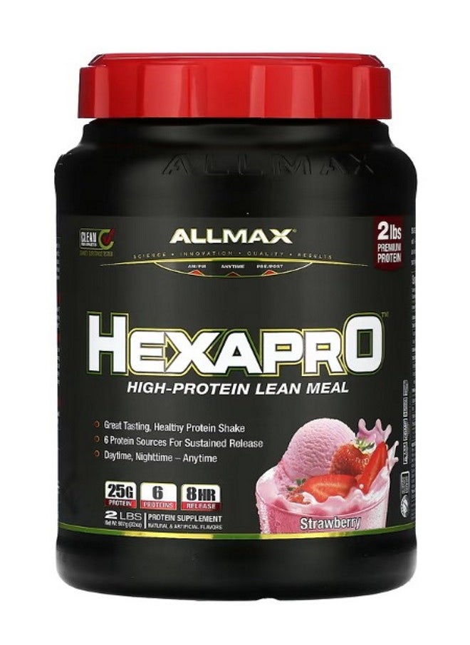 Hexapro HighProtein Lean Meal Strawberry 2 lbs 907 g