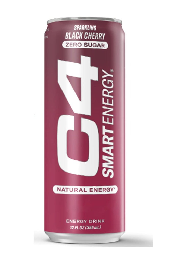 C4 Smart Energy 355ml Black Cherry Pack Of 12