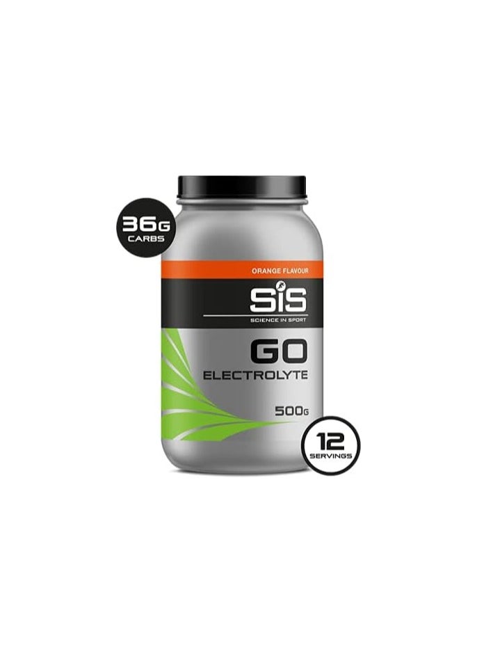 GO Electrolyte 36g of Carbohydrate per serving to support improved physical performance, 500g