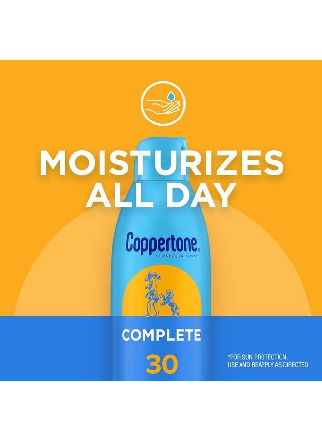 Complete Spf 30 Sunscreen Spray, Lightweight, Moisturizing Sunscreen Pack, Water Resistant Spray Sunscreen Spf 30, 5.5 Oz Spray, Pack Of 3