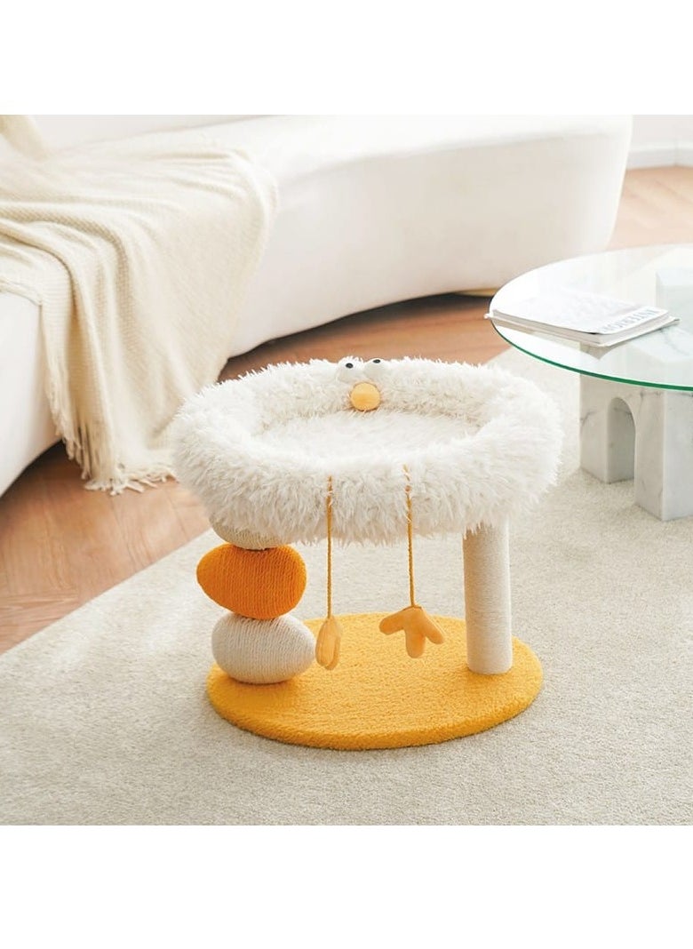 Chick Platform Cat Scratch Post Cat Nest Cat Tree All in One SIZE - 40cm x 49cm x 43cm