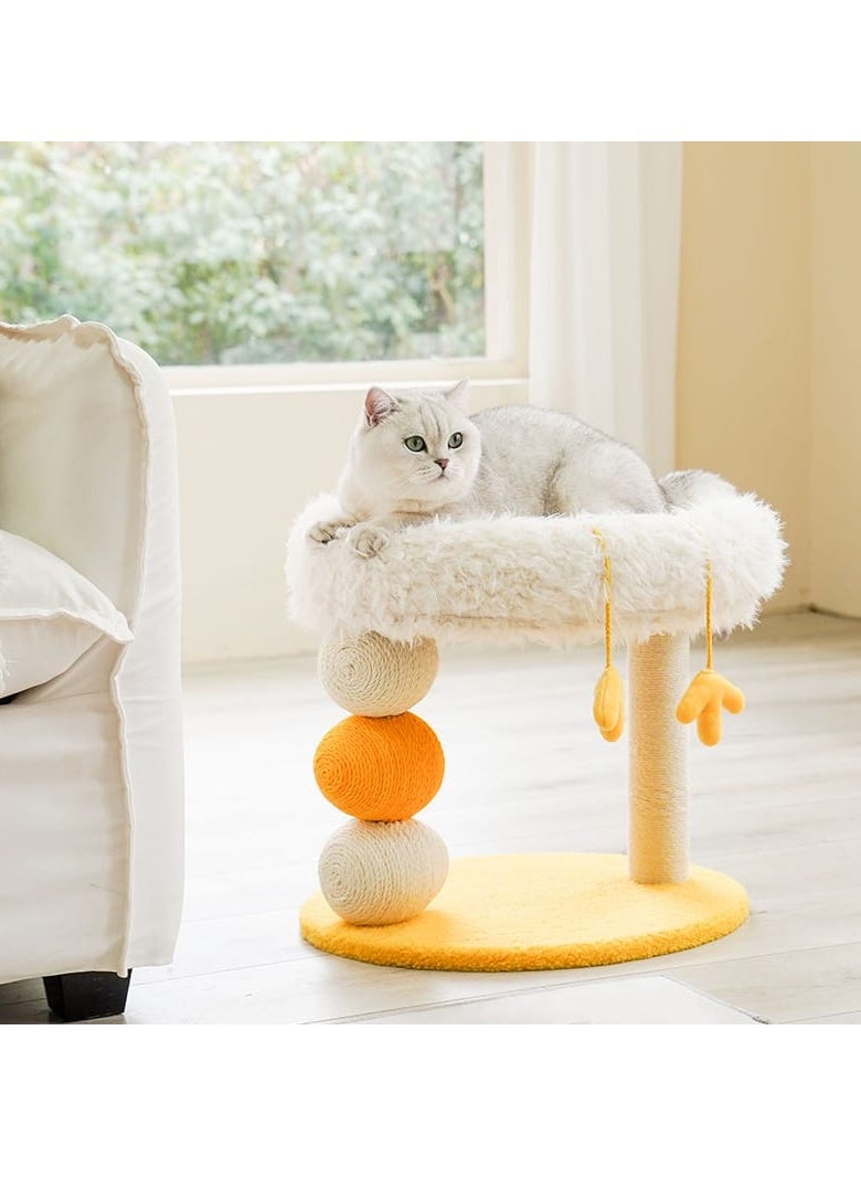 Chick Platform Cat Scratch Post Cat Nest Cat Tree All in One SIZE - 40cm x 49cm x 43cm