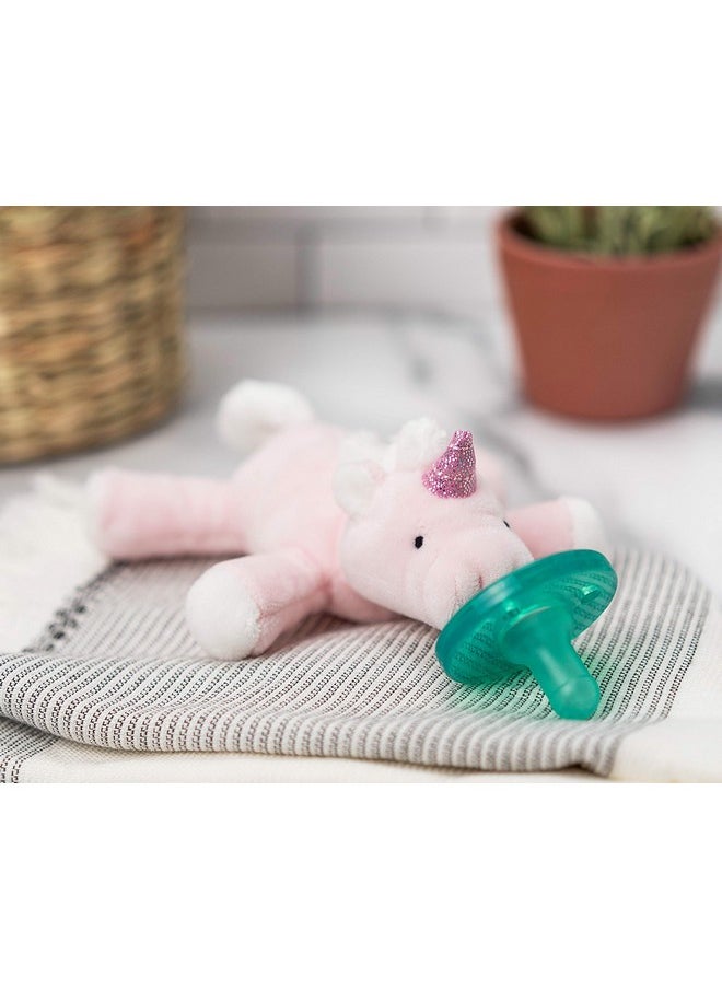 WubbaNub Infant Pacifier - Star The Pink Unicorn