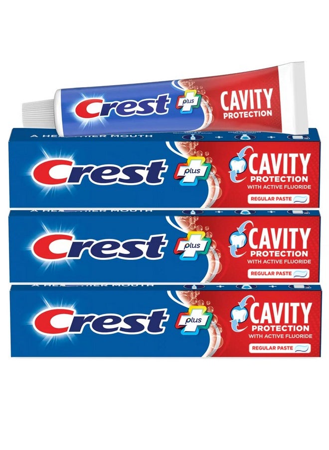 Crest Cavity Protection Regular Toothpaste 8.2 oz (232g) - Pack of 3