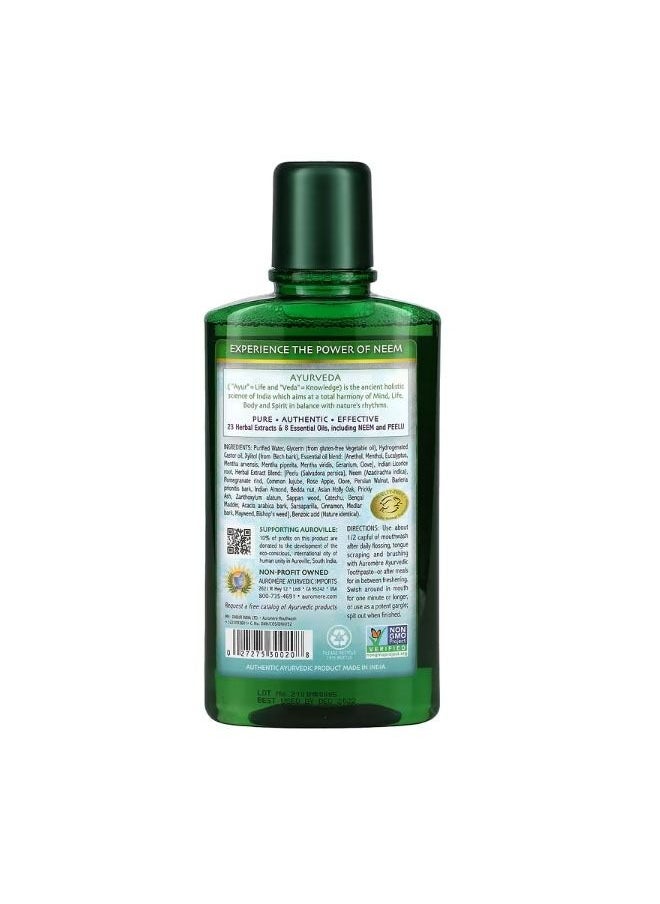 Ayurvedic Mouthwash with Neem  Peelu 16 oz 473 ml