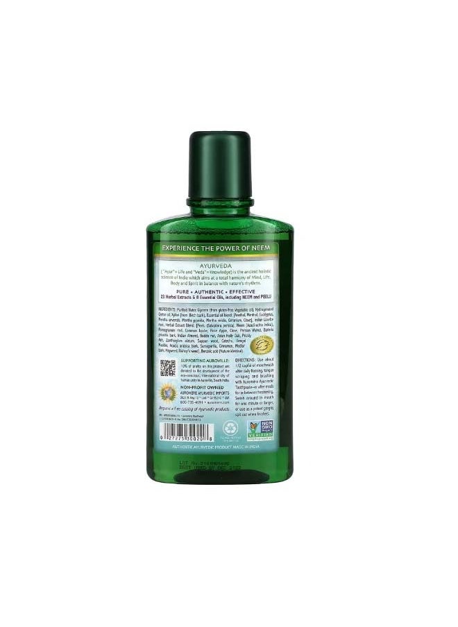 Ayurvedic Mouthwash with Neem  Peelu 16 oz 473 ml