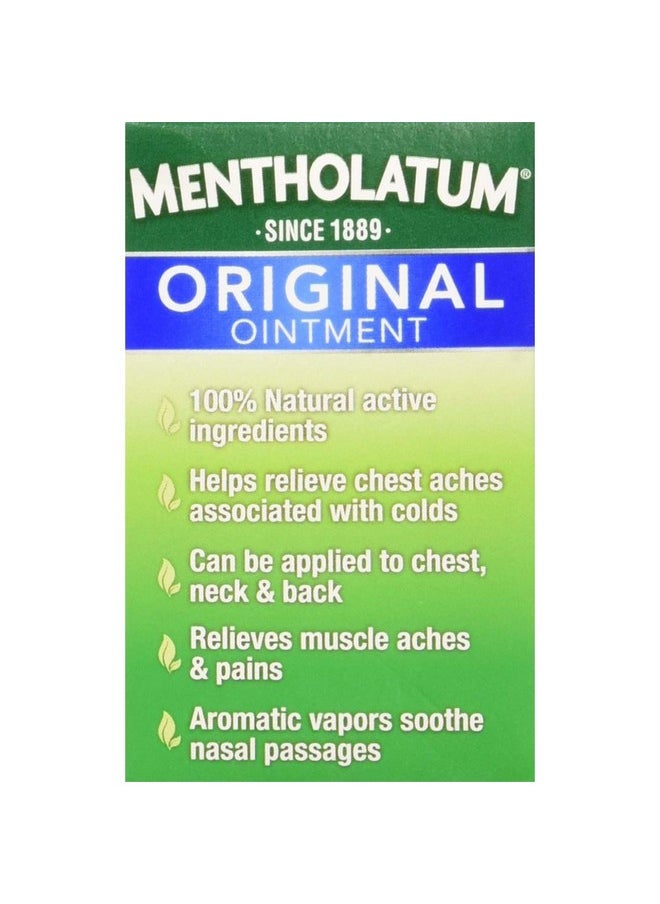 Mentholatum Original Ointment Soothing Relief, Aromatic Vapors - 1 oz (Pack of 4)