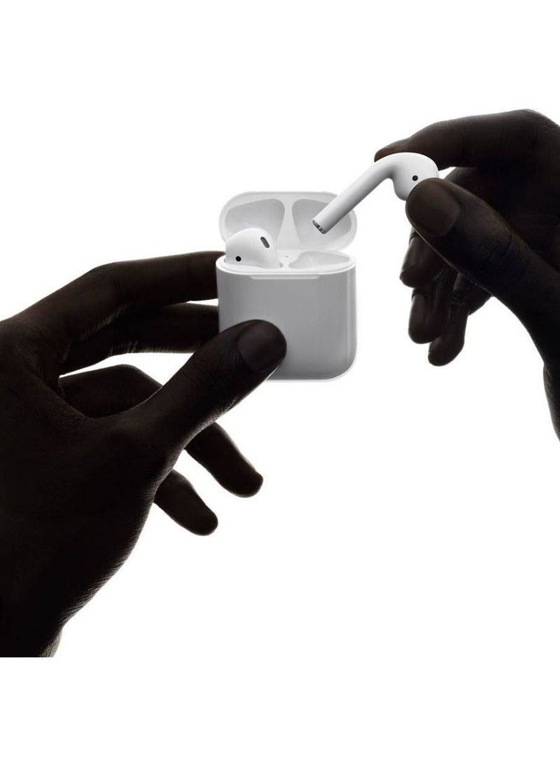 In-Ear Bluetooth Earbuds With Charging Case White