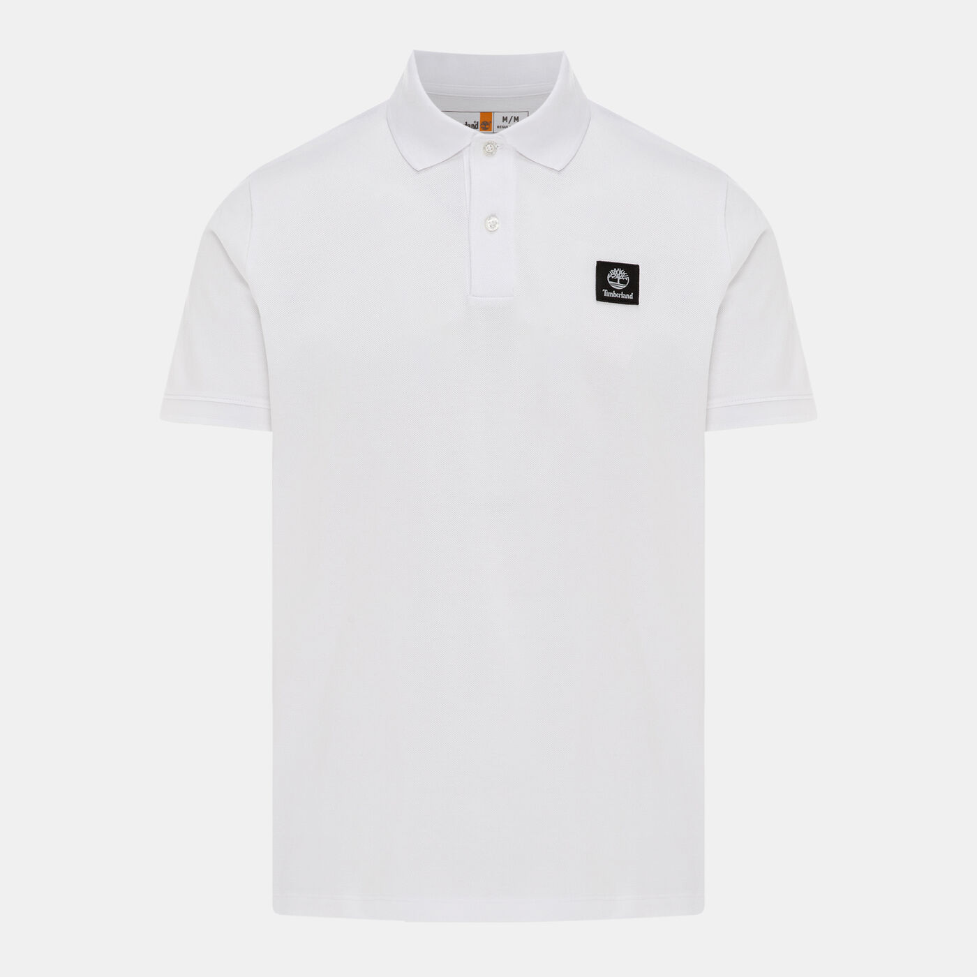 Men's Woven Badge Polo Shirt