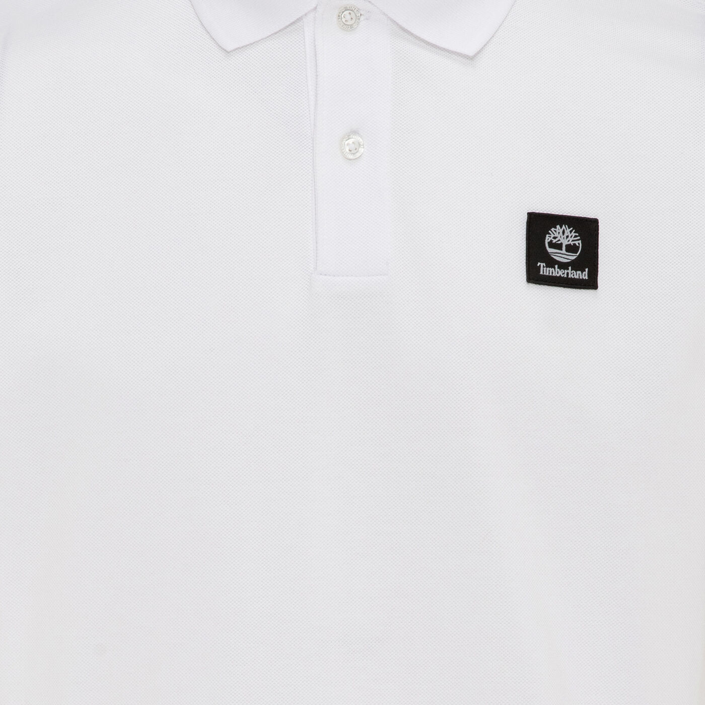 Men's Woven Badge Polo Shirt