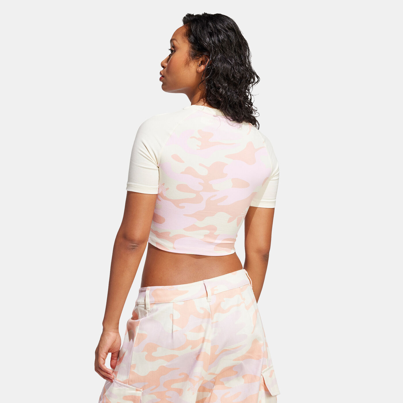 Women's Camo Allover Print Crop Top