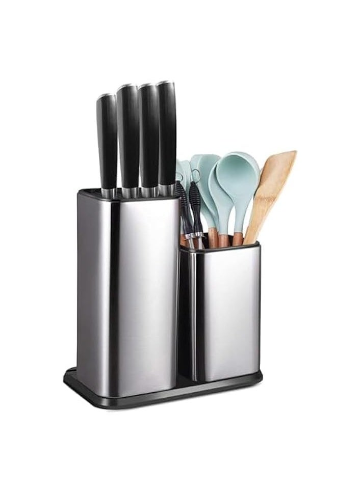 Universal Knife Block, Stainless Steel Knife Holder, Knife Organizer