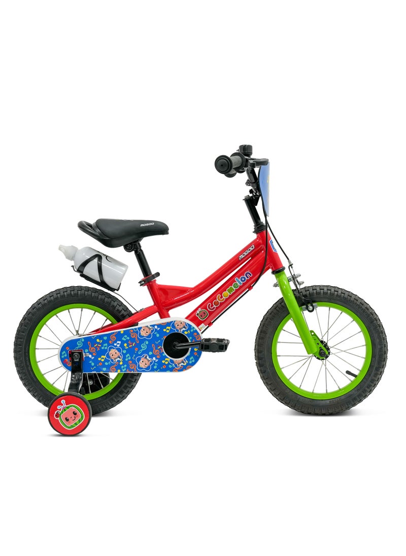 Mogoo - Cocomelon Beats Kids Bike - 12 Inch - Red