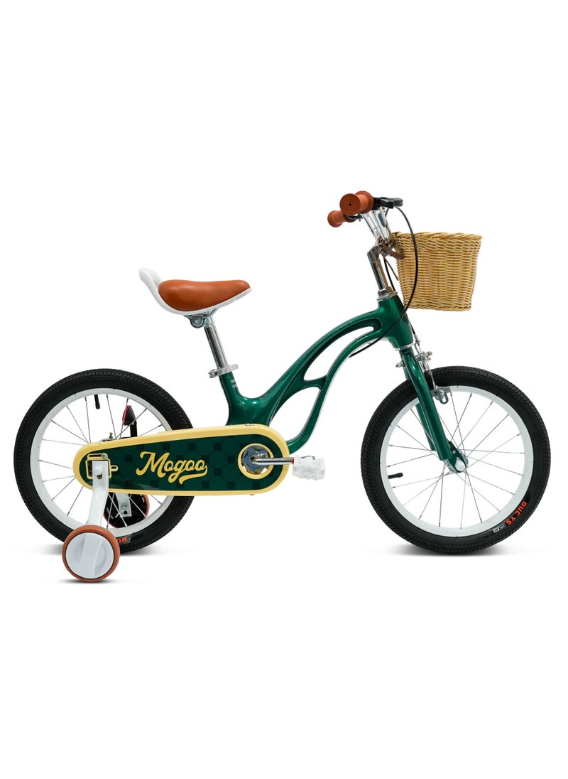 Mogoo - Flyer Magnesium Kids Bike - 16 Inch - Green