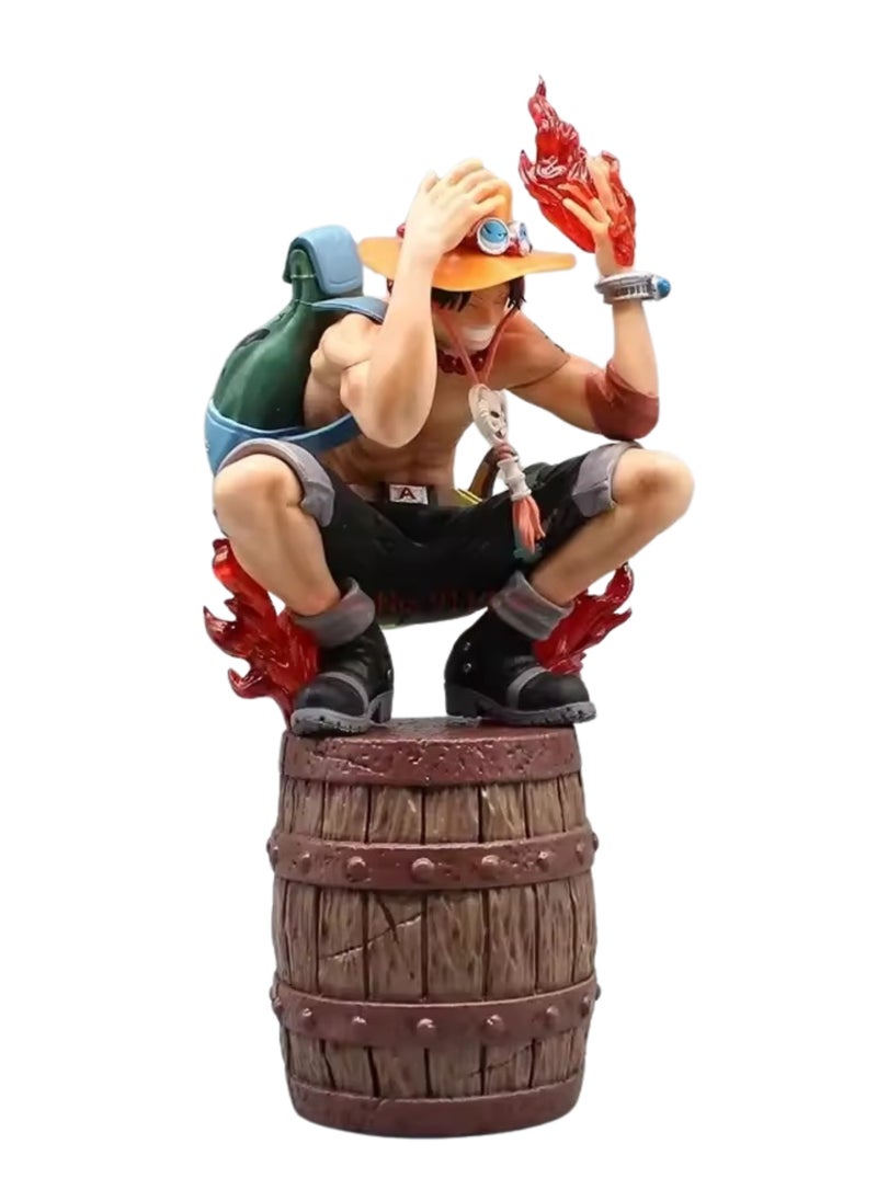 Portgas D. Ace PVC Action Figure - One Piece Collectible Statue - High Quality PVC Anime Figure - Limited Edition Ace Figure for Fans & Collectors - Anime Merchandise