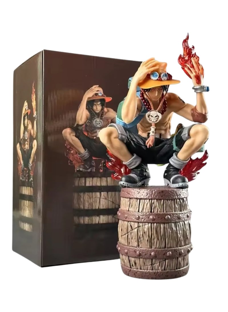 Portgas D. Ace PVC Action Figure - One Piece Collectible Statue - High Quality PVC Anime Figure - Limited Edition Ace Figure for Fans & Collectors - Anime Merchandise