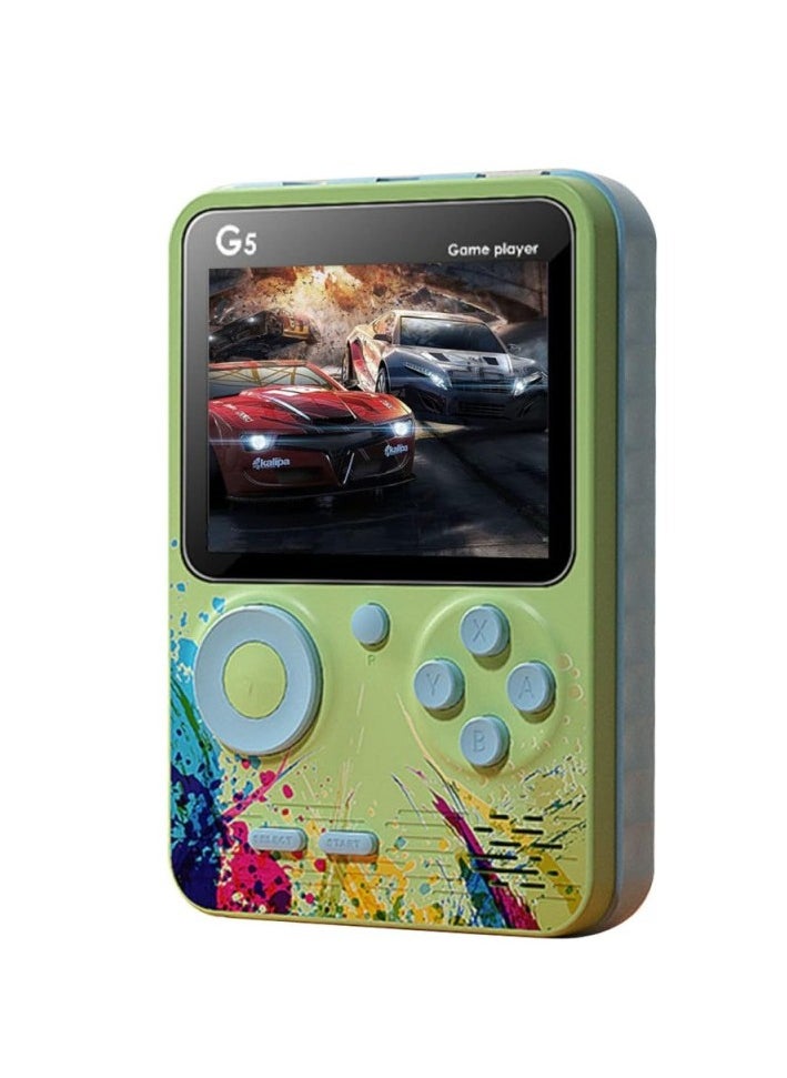 Retro Mini Handheld G5 Game Console Matcha Green