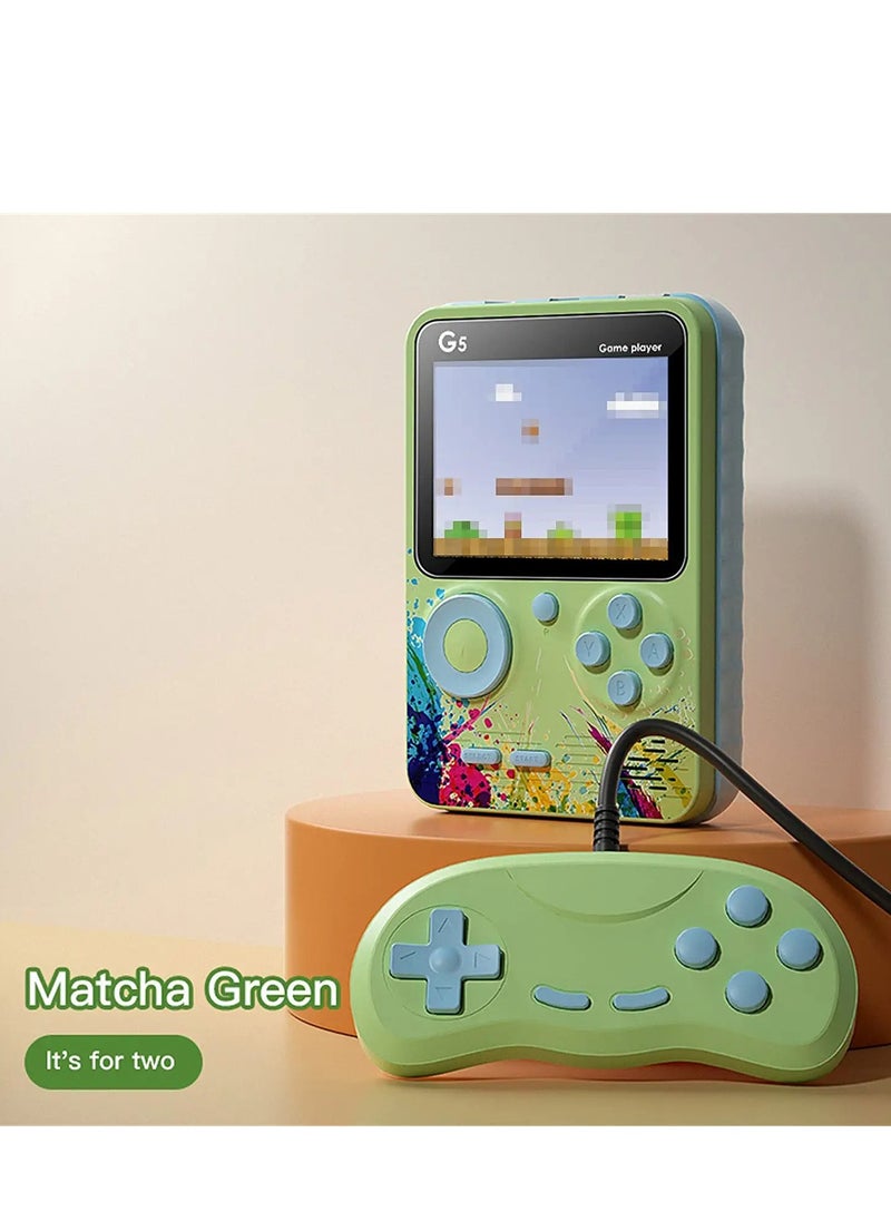 Retro Mini Handheld G5 Game Console Matcha Green